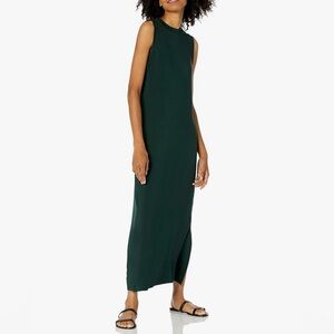 NWT Amazon Essentials Women's Jersey Sleeveless Mock Neck Maxi Dress